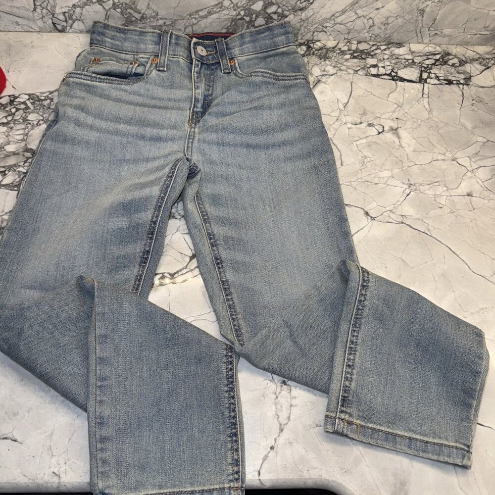 Levi’s Style 514 Boys Size 10 Light Wash Jeans Excellent